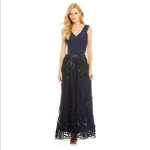 Belle Badgley Mischka Embroidered Skirt & Top SET